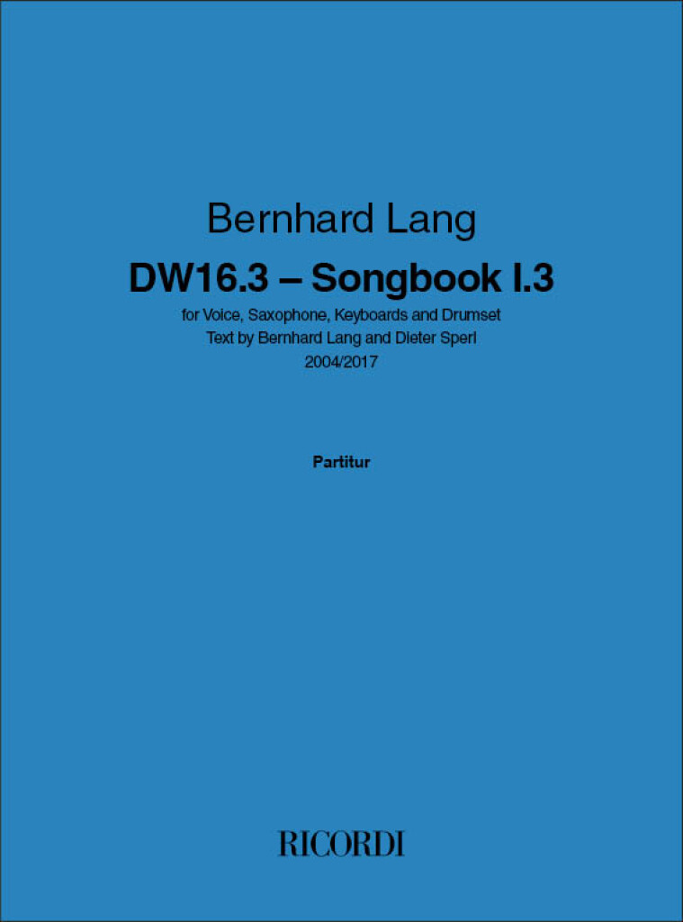 DW 16.3 Songbook I